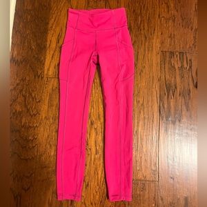 pink lululemon leggings